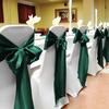 5pcs Vintage Satin Wedding Chair Sashes 275cm Chair Back Ribbon Durable Bow Chair Cover  Baby Shower