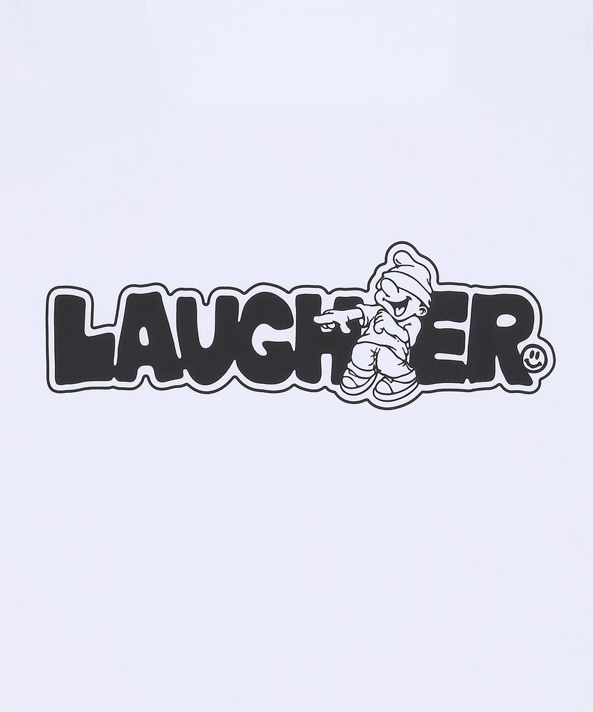 LAUGHER [2Pack] Signature Logo T-Shirt - Black & White