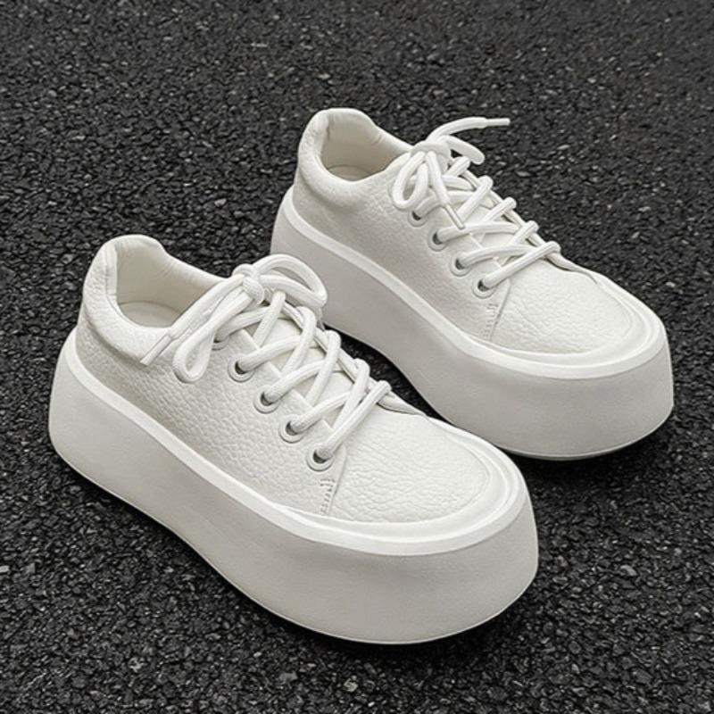 Niche Trend Design,thick Soled Height Increasing Men Shoes, White Shoe Platform Shoes Men White Sneakers Shoes Zapatos