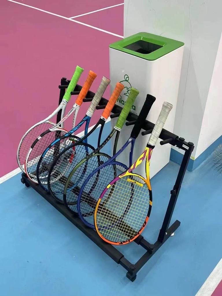 Wall-Mounted Racket Display: Badminton and Tennis Storage Hook