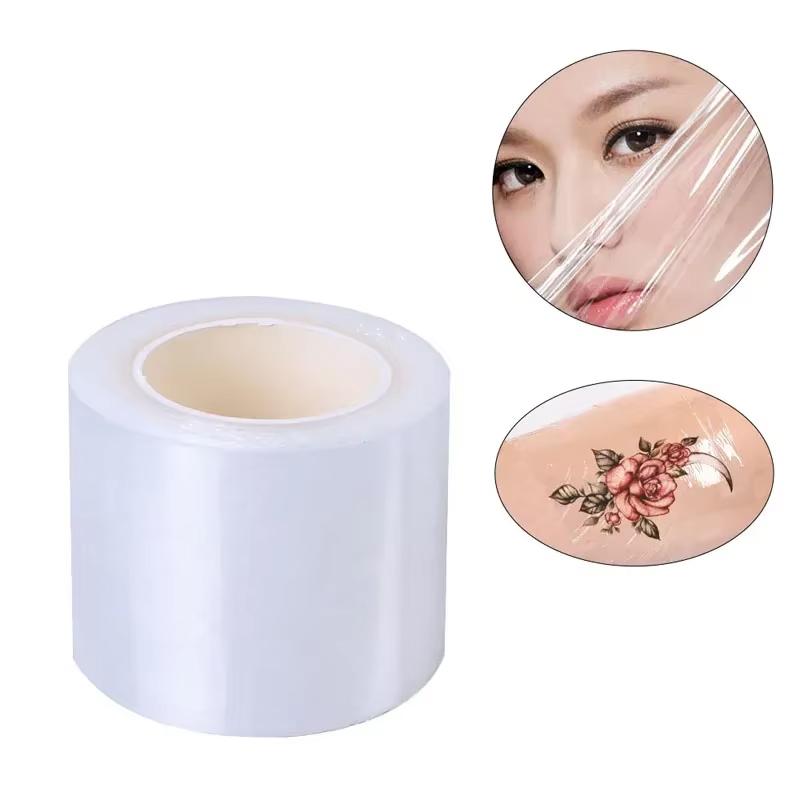 200m/Roll Clear Makeup Film Lip Eyebrow Tattoo Wrap Cover Eyelash Extension Glue Remover Lash Perm Lifting Film Microblade Tool