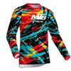 Autumn and Winter Men's Tie-Dye 3D Printed Crew Neck Long Sleeve T-Shirt
