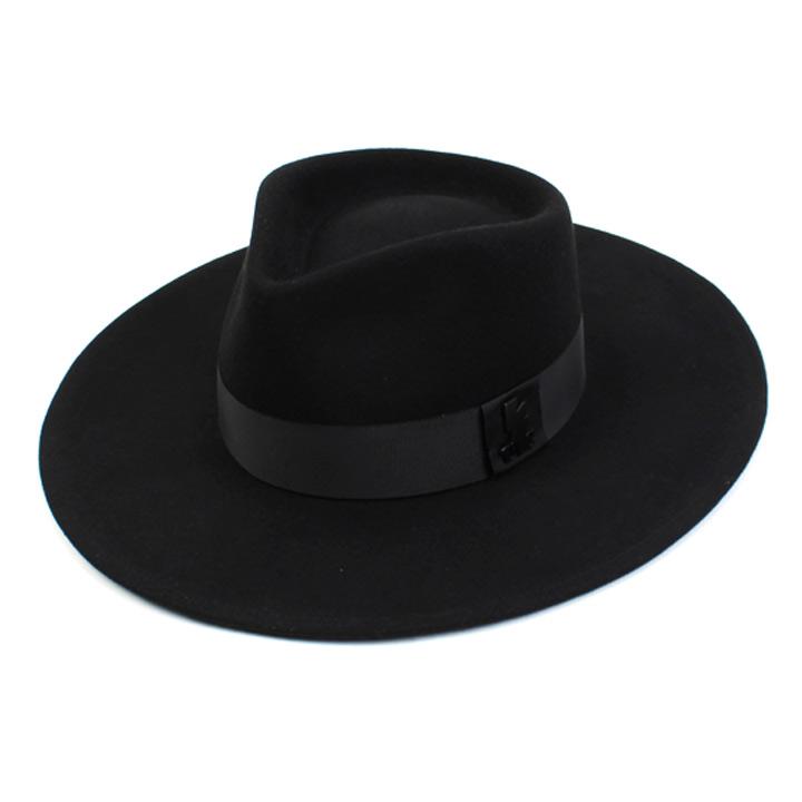 Yunibeosyeolkemiseuteuli V Long Line Wool Fedora
