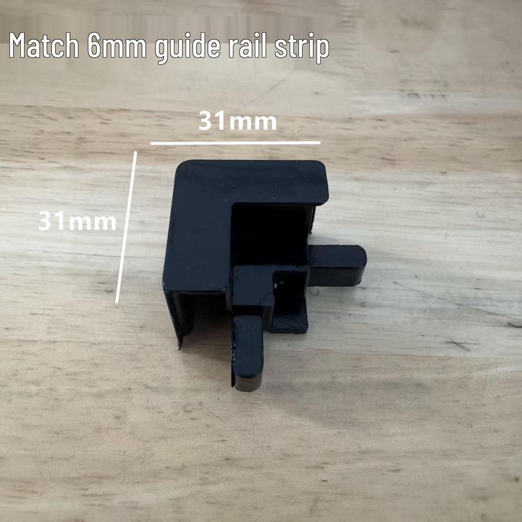 Double-Layer Fish Tank Slide Rail Anti-Jump Lid Track and Edge Banding