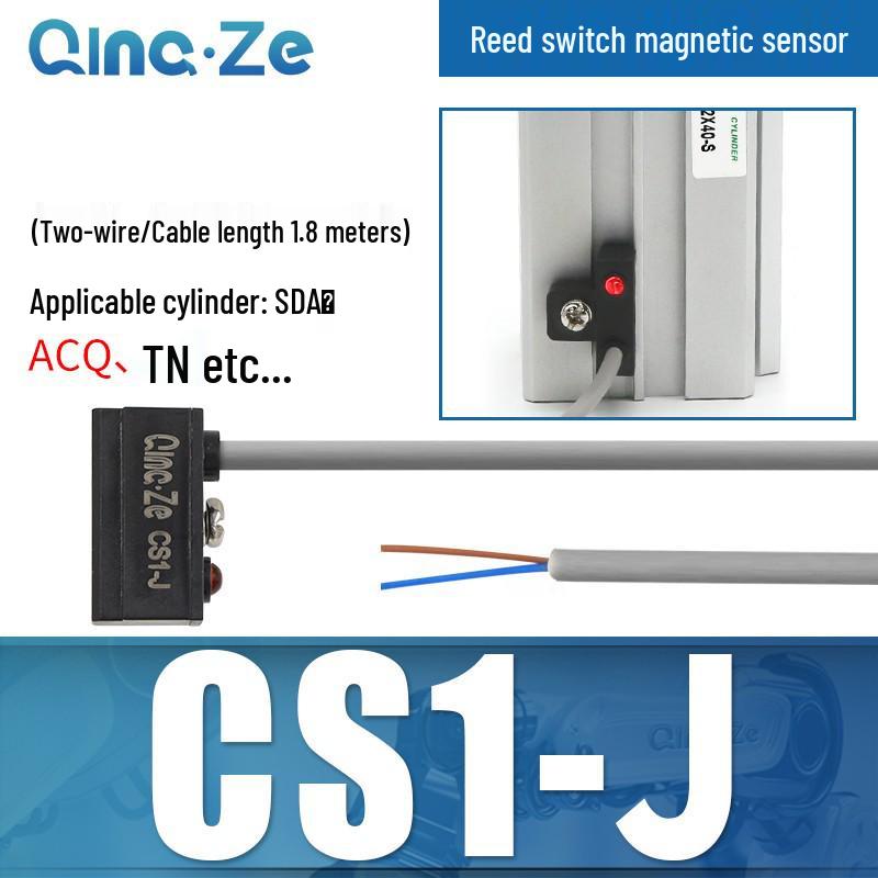 Magnetischer Zylindersensor: D-A93 Zwei-Draht & CS1-F Drei-Draht Endschalter