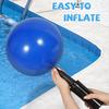 Inflatable Pool Tic-Tac-Toe Game Waterproof Floating Board with Balls Family Outdoor Water Toy for Kids Adults
