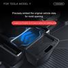 ABS ForTesla Model Y Rear Storage Box Organizer Magnetic Closure For ForTesla Rear Seat Car