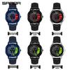 Sanda Cool Men's 3D Hollow Car Wheel Leather Strap Quartz Watch