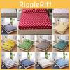 Elegant Floral Print Fitted Sheet Bed Cover Without Pillowcase For Single Double King