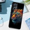 Ferocious Tiger Animal Cover For OPPO Reno 14F 13F 12F 11F 8T 7 8 Lite 10 11 12 13 14 OPPO Find X9 X8 X5 X6 Pro Case