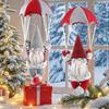 Christmas Decorations Gnomes Santa, 1pc Christmas Faceless Parachute Elderly Parachute Christmas Window Hanging Decorative Gifts