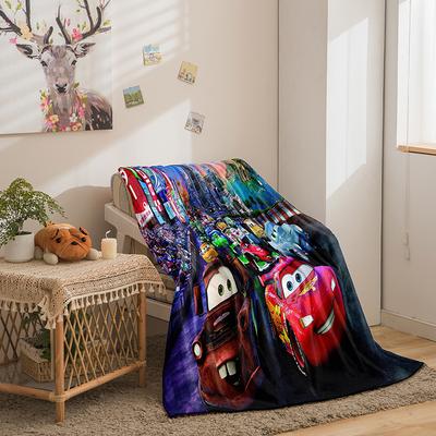 Cars Double Sided Flannel 3D Digital Printed Blanket Blanket