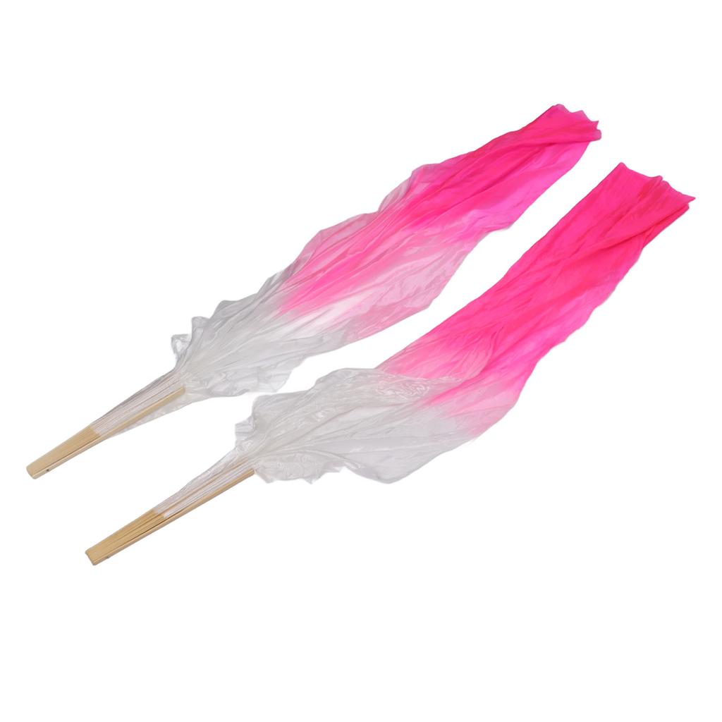 1 Pair Long Dance Fan Soft Beautiful Classical Dancing Fan for Belly Dance Performance Learning