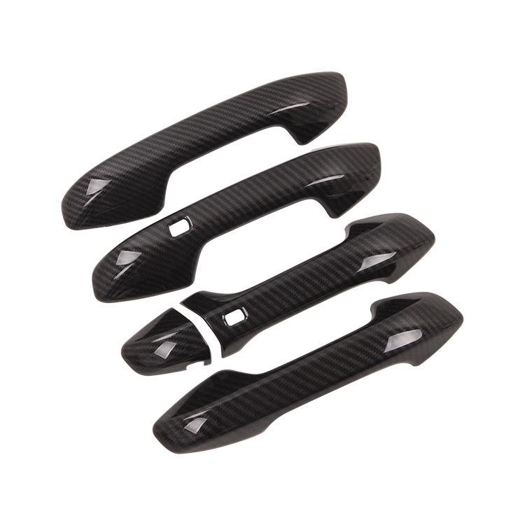 

2019 Cerato ABS Right Driver s Door Handle - Black Carbon Fiber Pattern Left Hand - Carbon Fiber Pattern