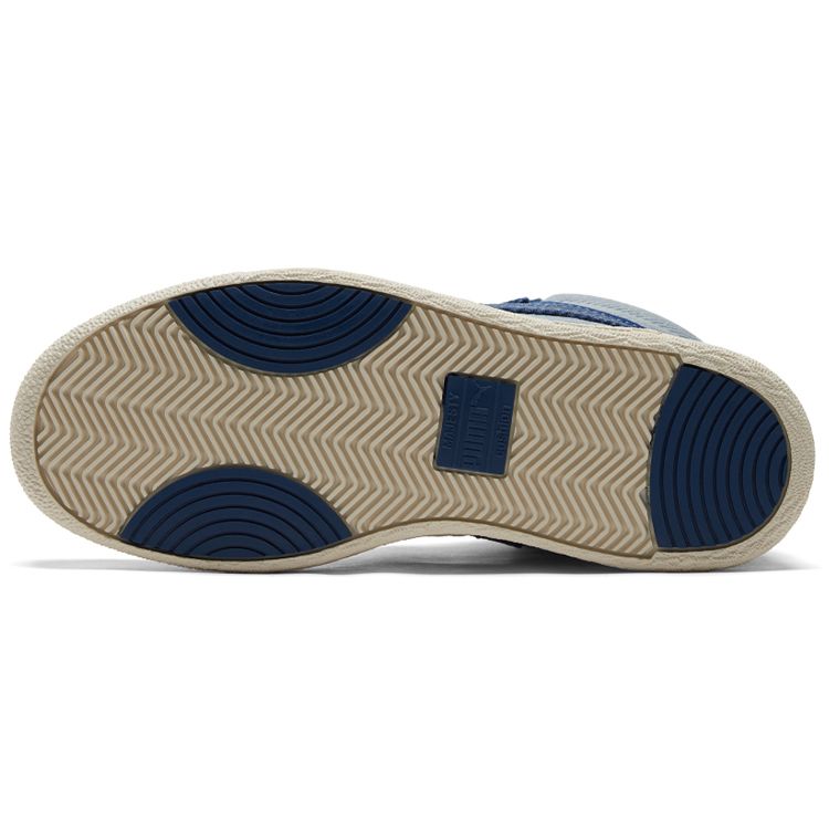 Puma Ralph Sampson Mid Dark Denim Unisex Sneaker Blau Limoges Whisper-Weiß 387588-01