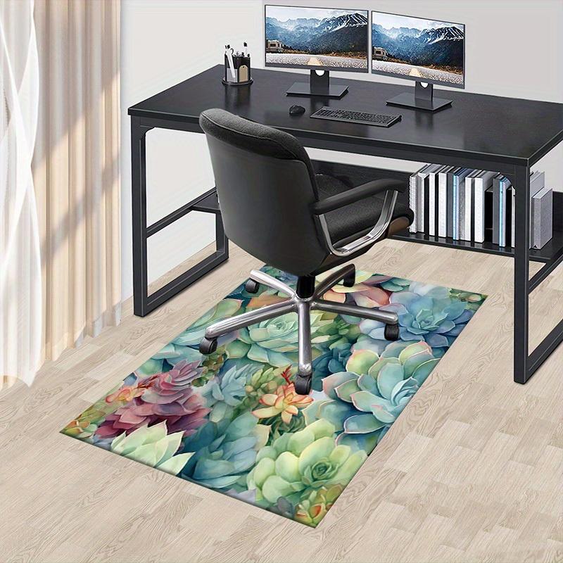 

1pc Succulent Garden Themed Rug for Home Decor, Non-slip Office Carpet, Chair mat, Outdoor Mat, Christmas and Halloween gifts-0731165 60cm by 90cm