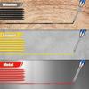 28mm Solid Carpentry Mechanical Pencil with Sharpener for Woodworking Construction Long End Carpentry Pencil Stationery