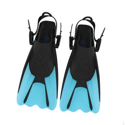 Set of Diving Fins, Swimming Snorkeling Training Fins with Lightweight Silicone Material