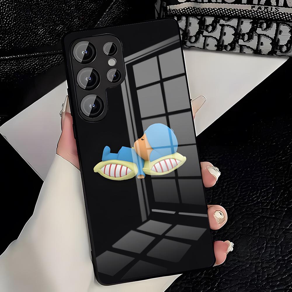 

Pocoyo Phone Case For Samsung S26 S25 Plus S20 S20 Plus S22 Ultra S23 FE S21 Plus S21 Ultra Glass Cover Samsung S23