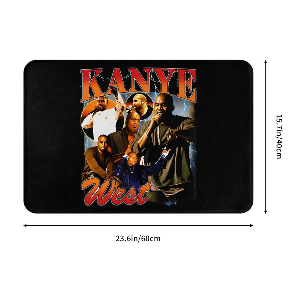 Popular Singer Kanye West Front Door Floor Entrance Mats Outdoor  Kitchen Bathroom Doormat Bedroom Carpet Rug