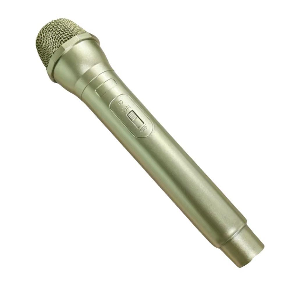 Realistic Prop Microphone Singing Practice Kids Microphone Toy Fake Prop Mic Dance Shows