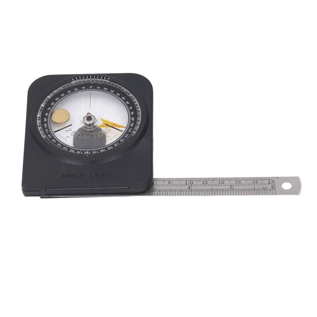 Magnetic Angle Finder Multi Functional Angle Measuring Tool with Removable Stainless Steel Ruler