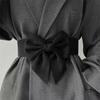 Elegant Bowknot Waist Straps Solid Color Elastic Waist Belt Wide Adjustable Dress Belt For Dress Decorate Clothes Accessories