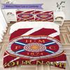 Custom Name Heart of Midlothian Pattern Bedding uilt Set uilt Cover Pillowcase Home Decoration Birthday Gift (1*duvet cover+2*pillowcase without core)