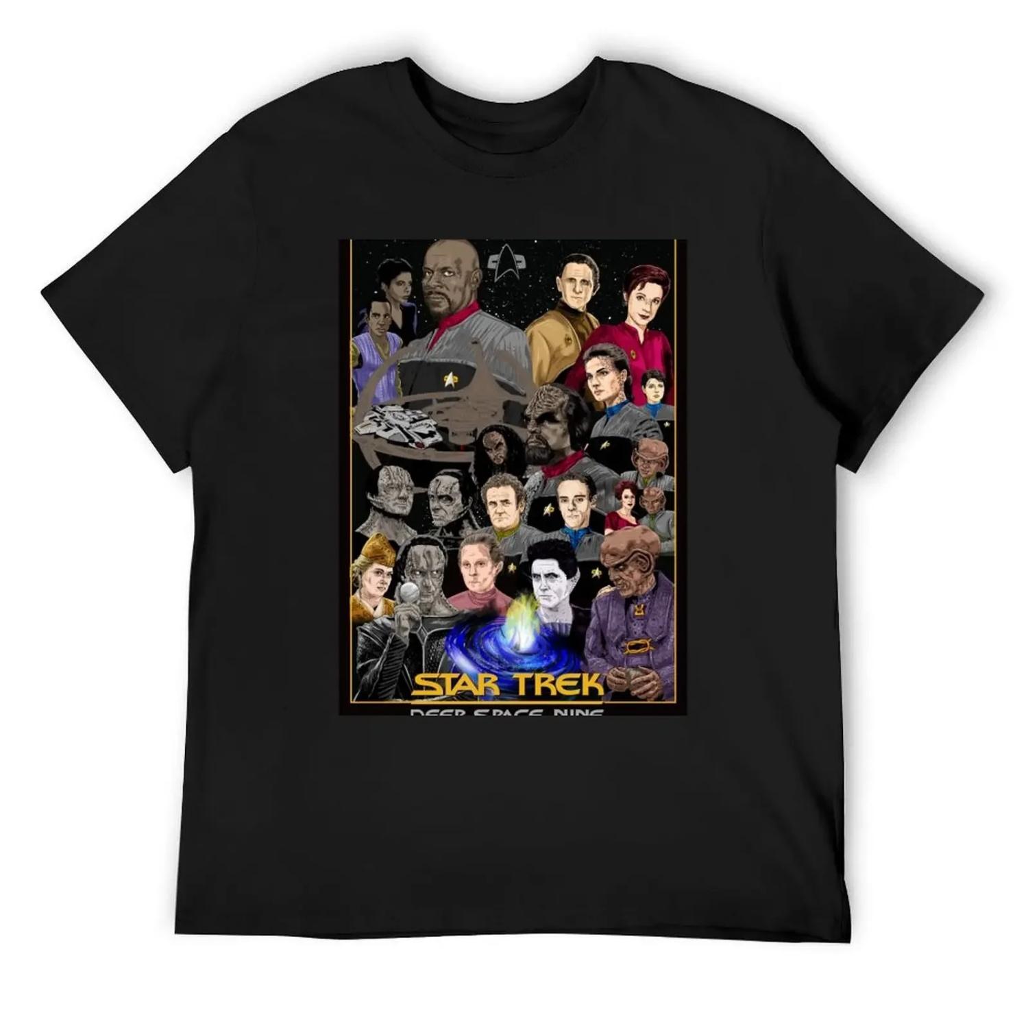 

Star Trek_ Deep Space Nine T-Shirt anime t shirts animal prinfor boys summer 2025 mens graphic t-shirts anime XXXXXL чорний