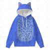 Kpop Dämonenjägerin Mädchengruppe Tigerohren Kapuzenpullover Niedliches Anime Sweatshirt