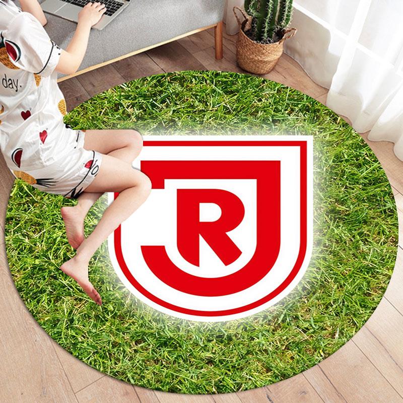 SSV Jahn Regensburg Round Area Rug,Carpet Rug for Living Room Bedroom Sofa Playroom Decor,Non-slip Floor Mat
