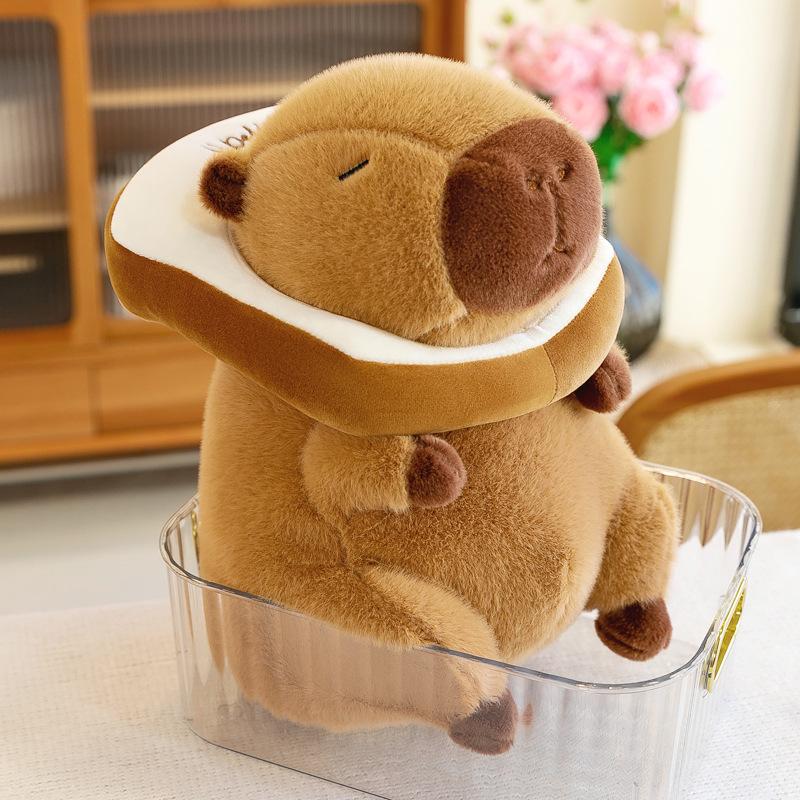 New Toast Capybara Plush Toy Doll Cute Children's Birthday Gift Kapibara Capybara Guinea Pig Doll