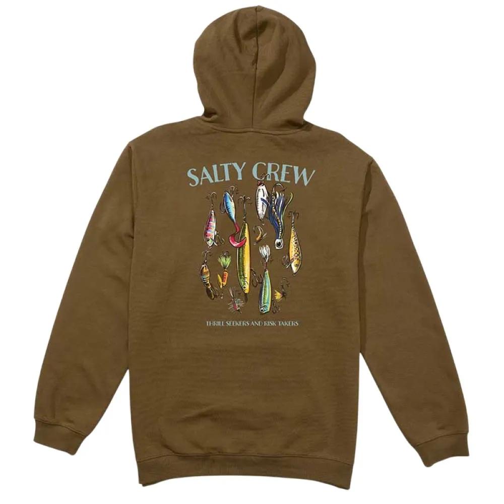 Salty Crew Толстовка с капюшоном Lure gear fleece EU L