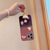 Fashion Cute Gradient 3D Rainbow Pendant Phone Case For iPhone 14 13 12 11 Pro Max X XS XR XS Max 8 7 Plus Soft Silicone Shockproof Cover