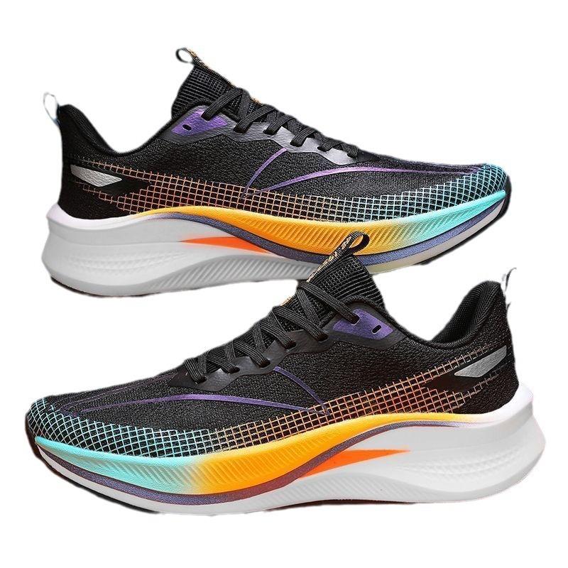 Summer New Lightweight Running Shoes Sneaker Breathable Soft Bottom Student Shoes Light Running Shoes Flyknit Men's Shoes