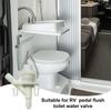 Motor Home Toilet Water Valve Mobile Home Flush Toilet Valve Replacement Leak-Proof Vehicle Interior Tools For Stage