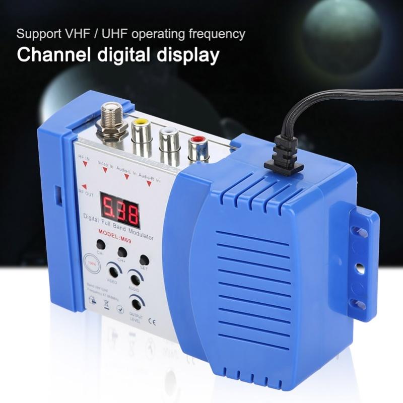 RF Modulator AVRF AVTV Converter VHF UHF