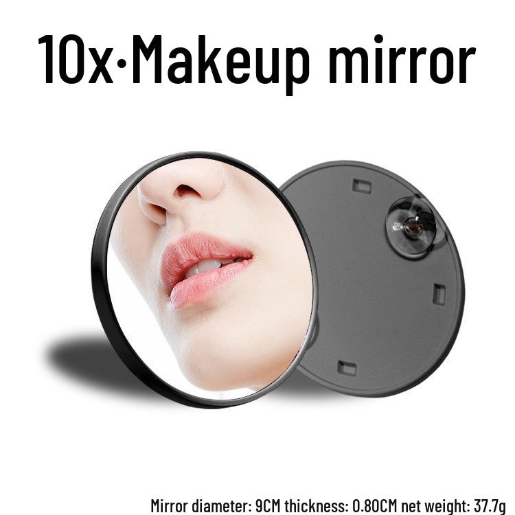 Portable 5x/10x HD Beauty Makeup Mirror with Suction Cup
