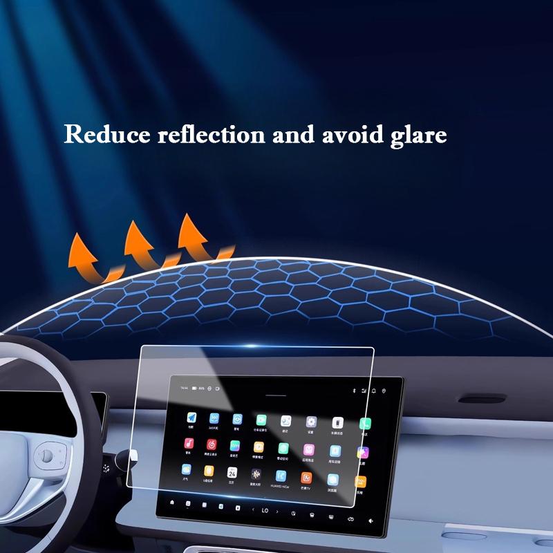 For Leapmotor C10 Tempered Glass Screen Protector Film Center Control Navigation trument Screen Frosted HD Protection Films
