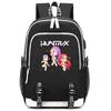 Anime KPOP Printed Backpack for Teenager Student Bookbag Schoolbag Women Large Capacity Waterproof Travel Bag Gift