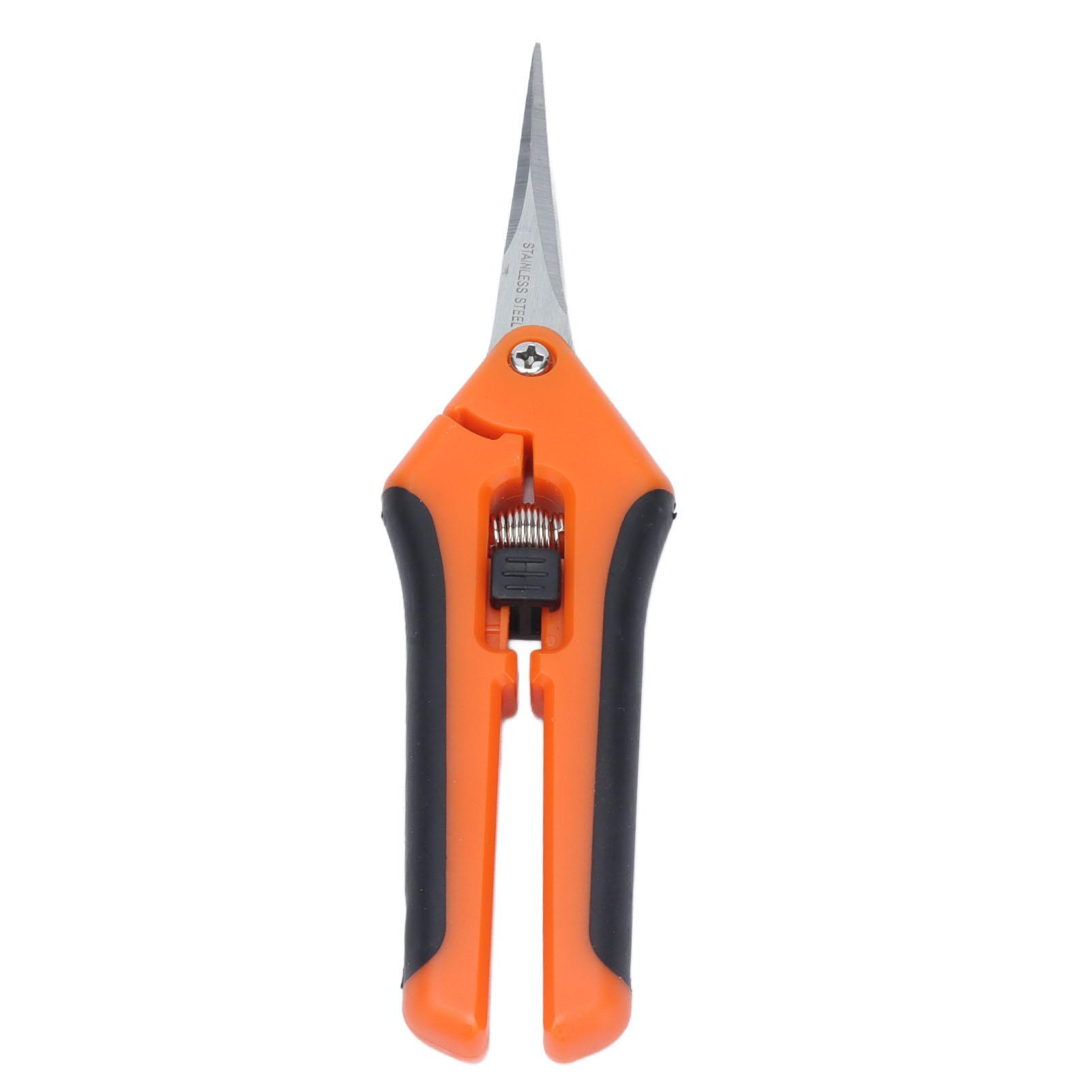 

Garden Shrs 6.5in Spring Load Reduce Fatigue Comfortable Grip Safe Secure Garden Scissors
