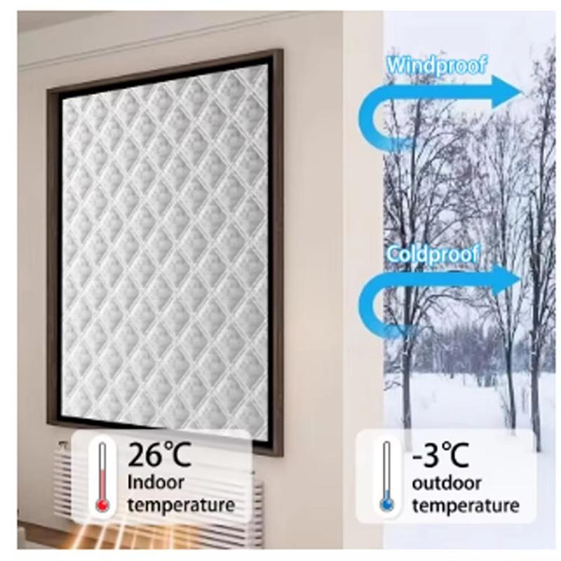 2026 Winter Windproof Thermal Screen Window Soundproof Curtains Windproof and Warm Curtains Thermal Insulated Window Cover