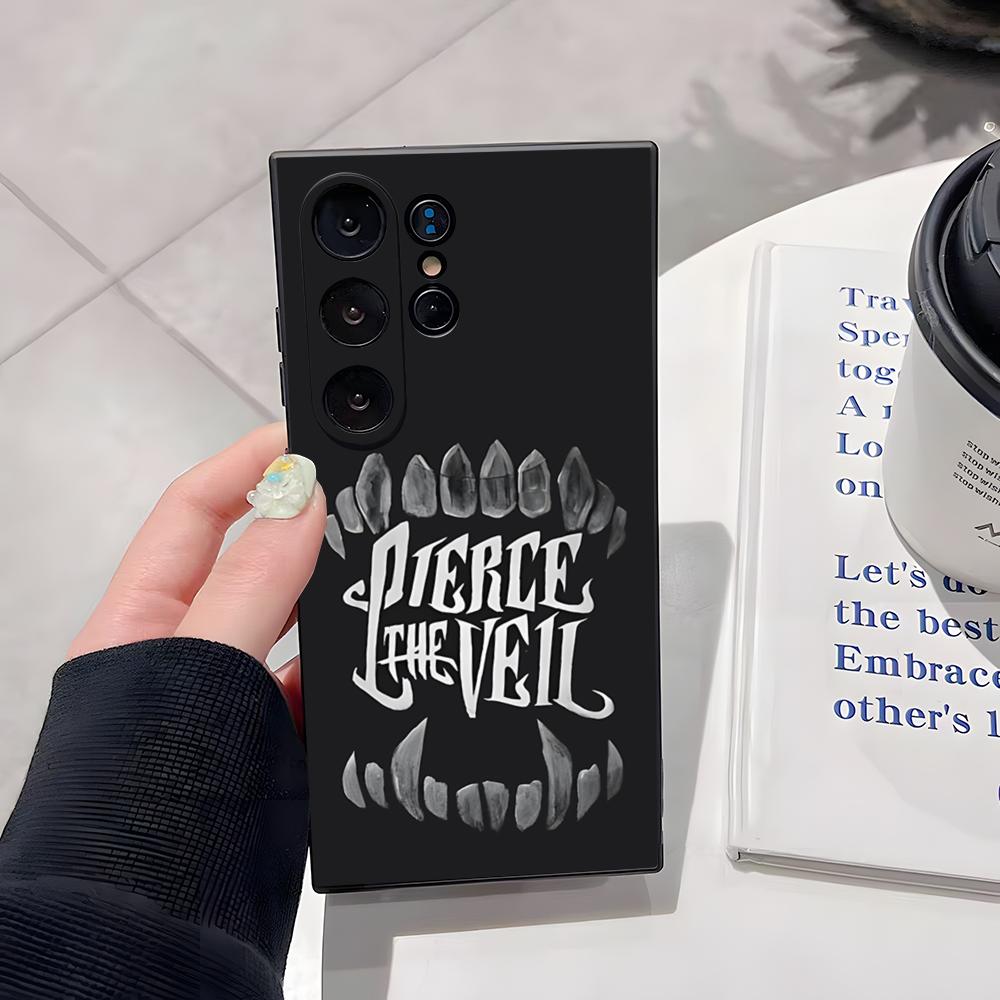 Pierce The Veil Band Phone Case For Samsung S26 Ultra S25 Edge Ultra S23 S22 S21 S20 Ultra Plus S24 Fe Cover