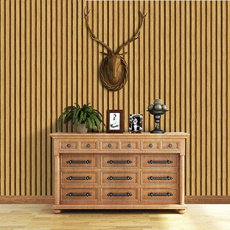 PVC Waterproof Self Adhesive Wallpaper Wall In Rolls Furniture Cabinets Vinyl Decorative Film Wood Grain Stickers For Home Decor