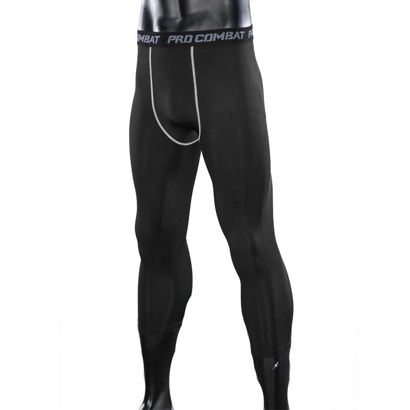 Men's Quick-Dry White Compression Capri Pants for Running and Basketball