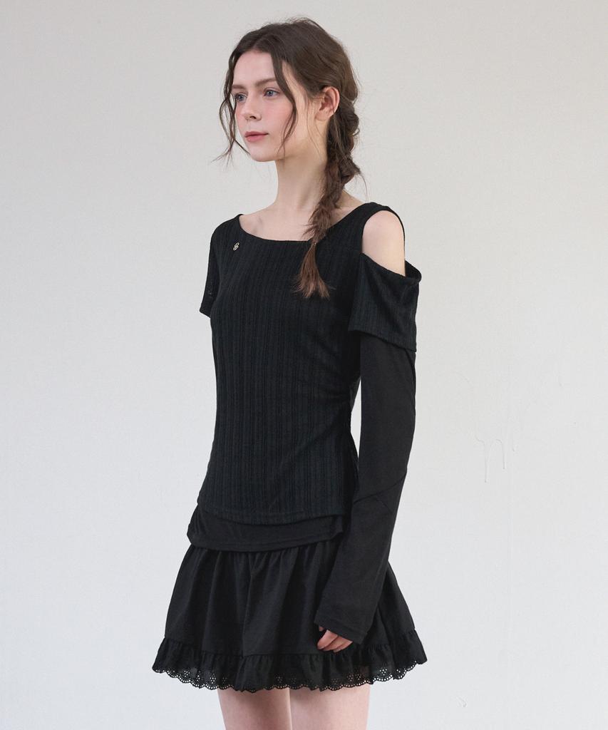 MICANE Ellie One-Shoulder Tee
