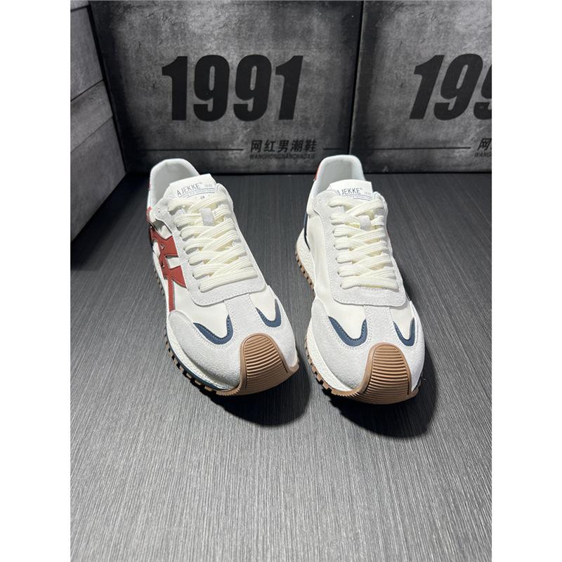 Nowe letnie przewiewne sportowe i rekreacyjne lekkie buty typu Forrest Gump na miękkiej podeszwie, codzienne buty deski