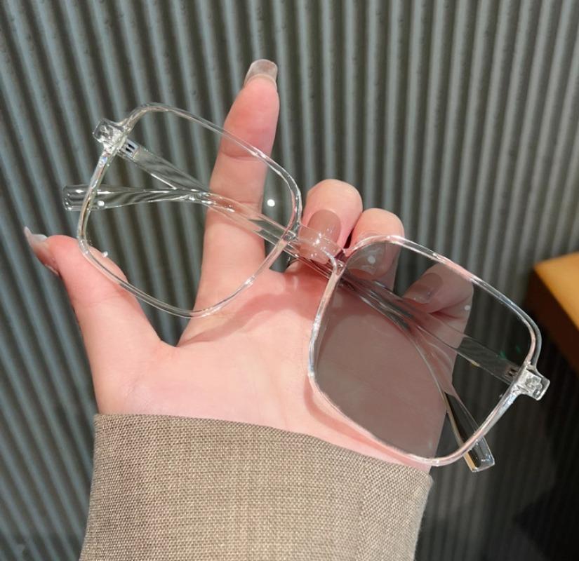 Óculos de sol fotocrômicos com mudança de cor inteligente para mulheres, óculos modernos para visão de perto, óculos de miopia com acabamento moderno