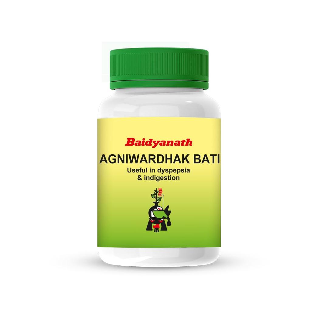 Baidyanath Agniwardhak Bati Ayurvedic Digestive Tablets For Gas Bloating Constipation And Appetite Support 80 Tablets Herbal Relief