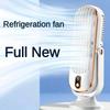 Large Battery Dual Motor Household Small Air Cooler, 5-speed Air Cooling Fan 360 ° Surround Air Blower, Portable USB Fan